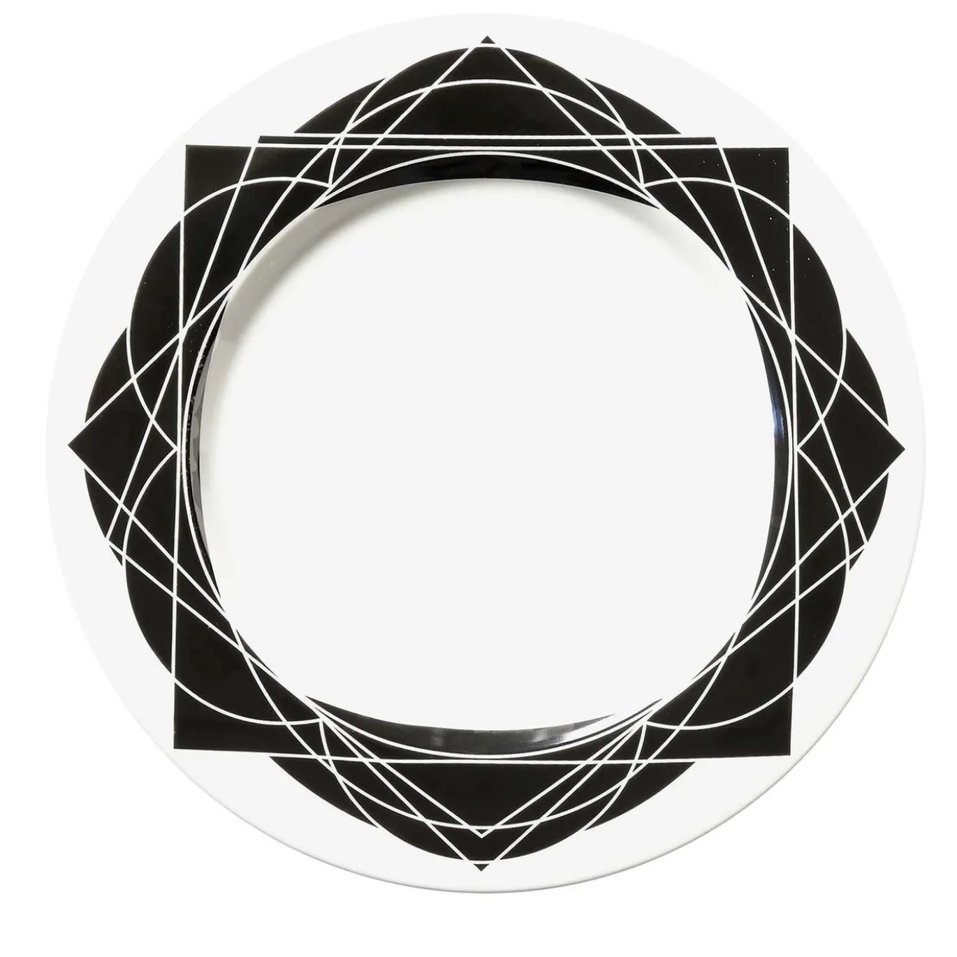 Set di 6 piatti da portata Baroqeat Black di Salvatore Spataro