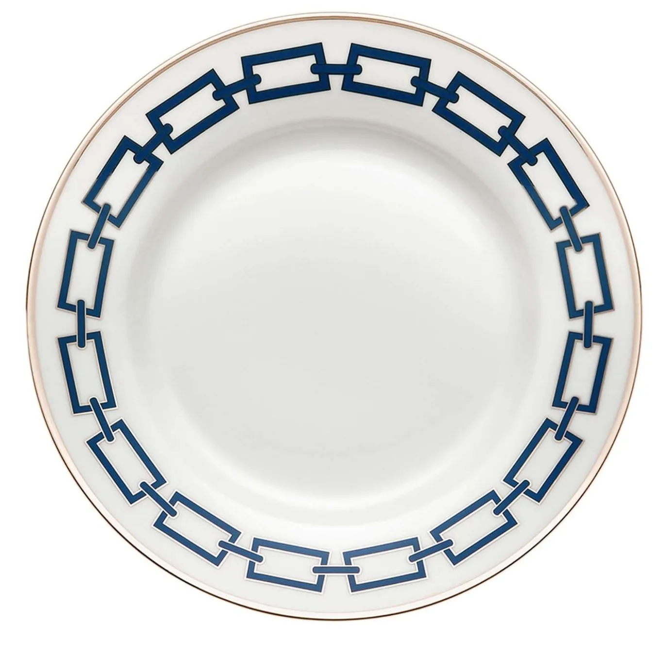 Set di 6 piatti da portata Catene Zaffiro di Gio Ponti