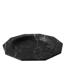 Set di 2 Piatti da portata in marmo nero Marquina