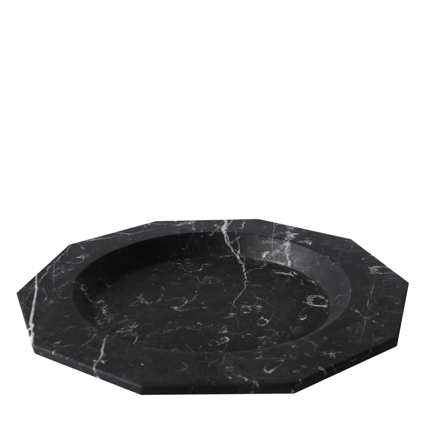 Set di 2 Piatti da portata in marmo nero Marquina