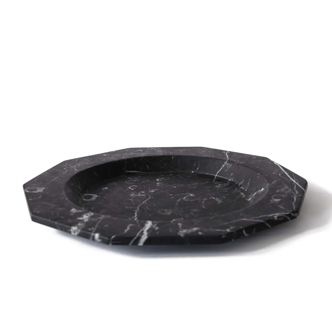 Set di 2 Piatti da portata in marmo nero Marquina