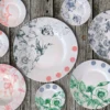 Set di 2 piatti da portata Marie Antoinette Red