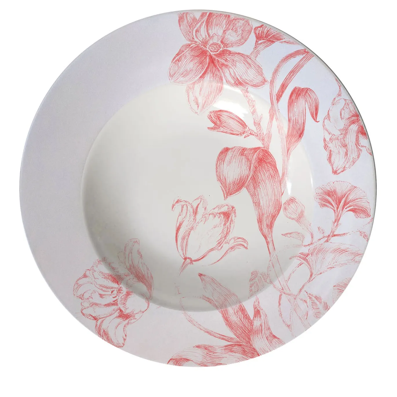 Set di 2 piatti da portata Marie Antoinette Red