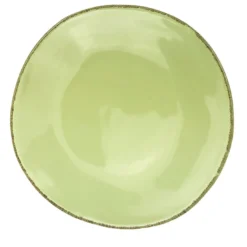 Set di 6 piatti da portata rotondi verde mela Materia