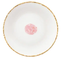 Set di 2 piatti da pranzo Berry con bordo crepato
