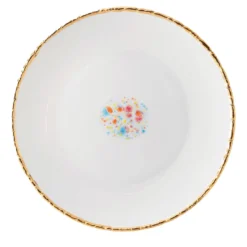 Set di 2 piatti da pranzo Confetti con bordo crepato