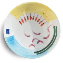 Set di 2 piatti da pranzo e da zuppa Cleopatra