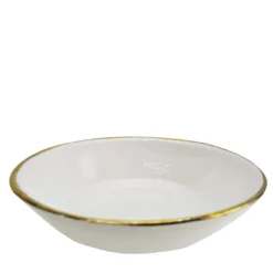Set di 6 piatti da risotto Preta Oro Milk Gold da 30 cm