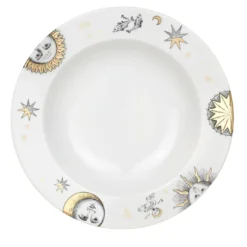 Set di 12 piatti da zuppa Astronomici