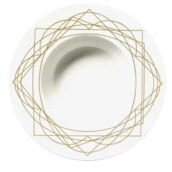 Set di 6 piatti da zuppa Baroqeat Oro di Salvatore Spataro