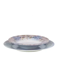 Set di 2 piatti da zuppa con fiori di ciliegio