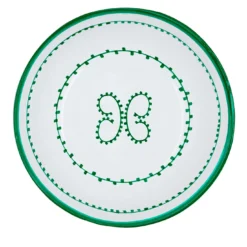 Set di 4 piatti da zuppa in ceramica verde Luminaria