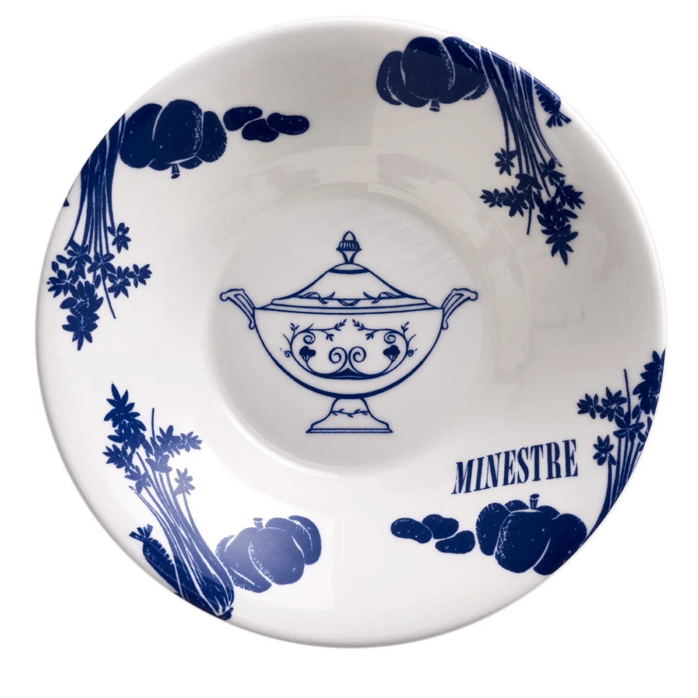 Set di 6 piatti da zuppa vintage di Minestre