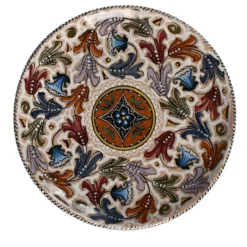 Set di 2 piatti decorativi in ceramica policroma #3