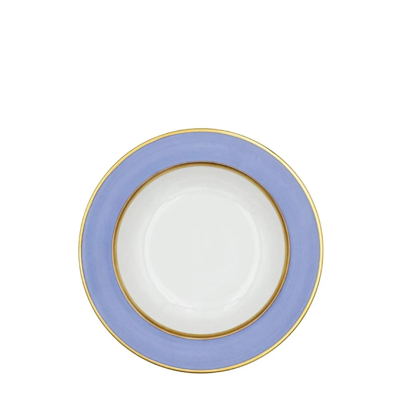 Set di 6 piatti fondi in porcellana multicolore pastello