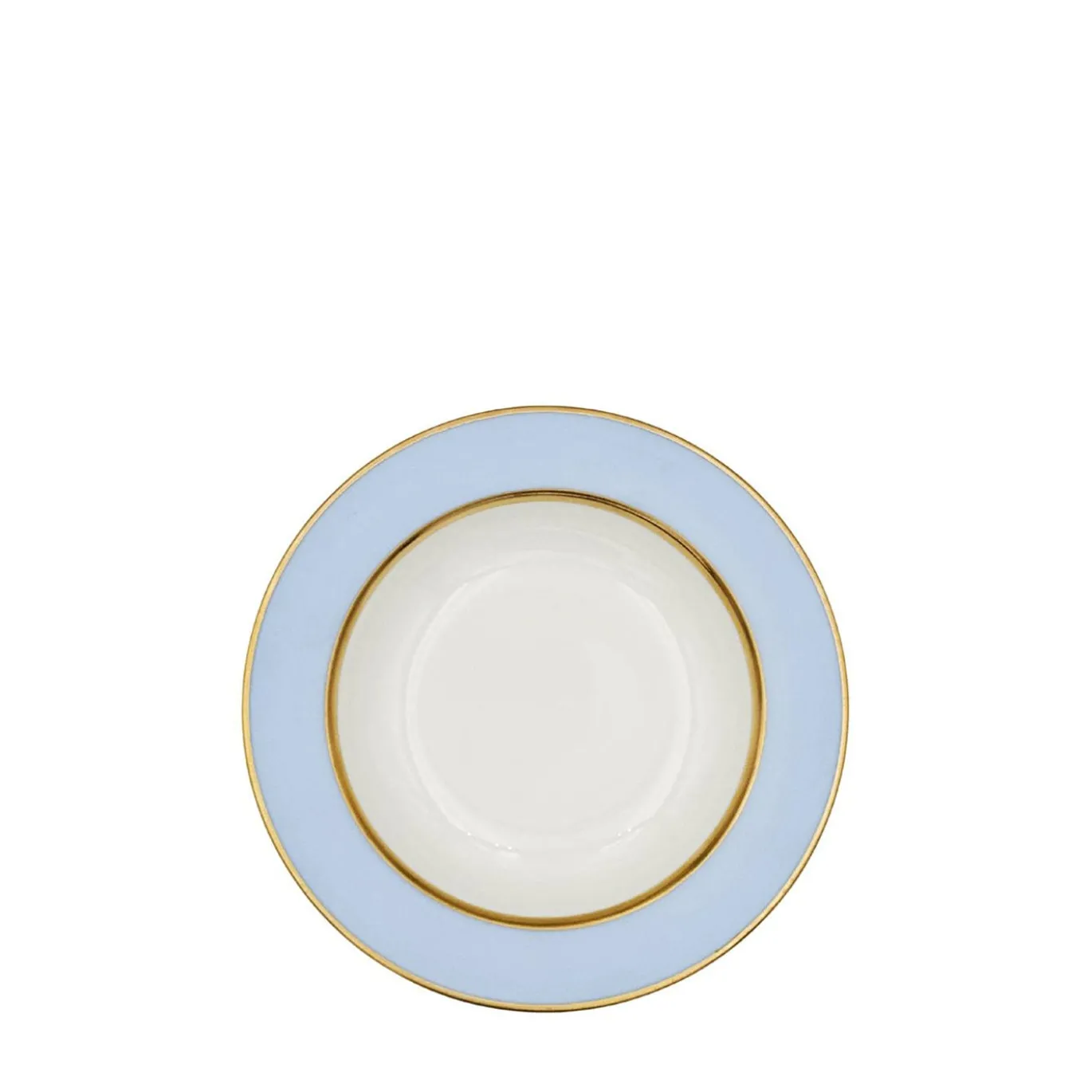 Set di 6 piatti fondi in porcellana multicolore pastello