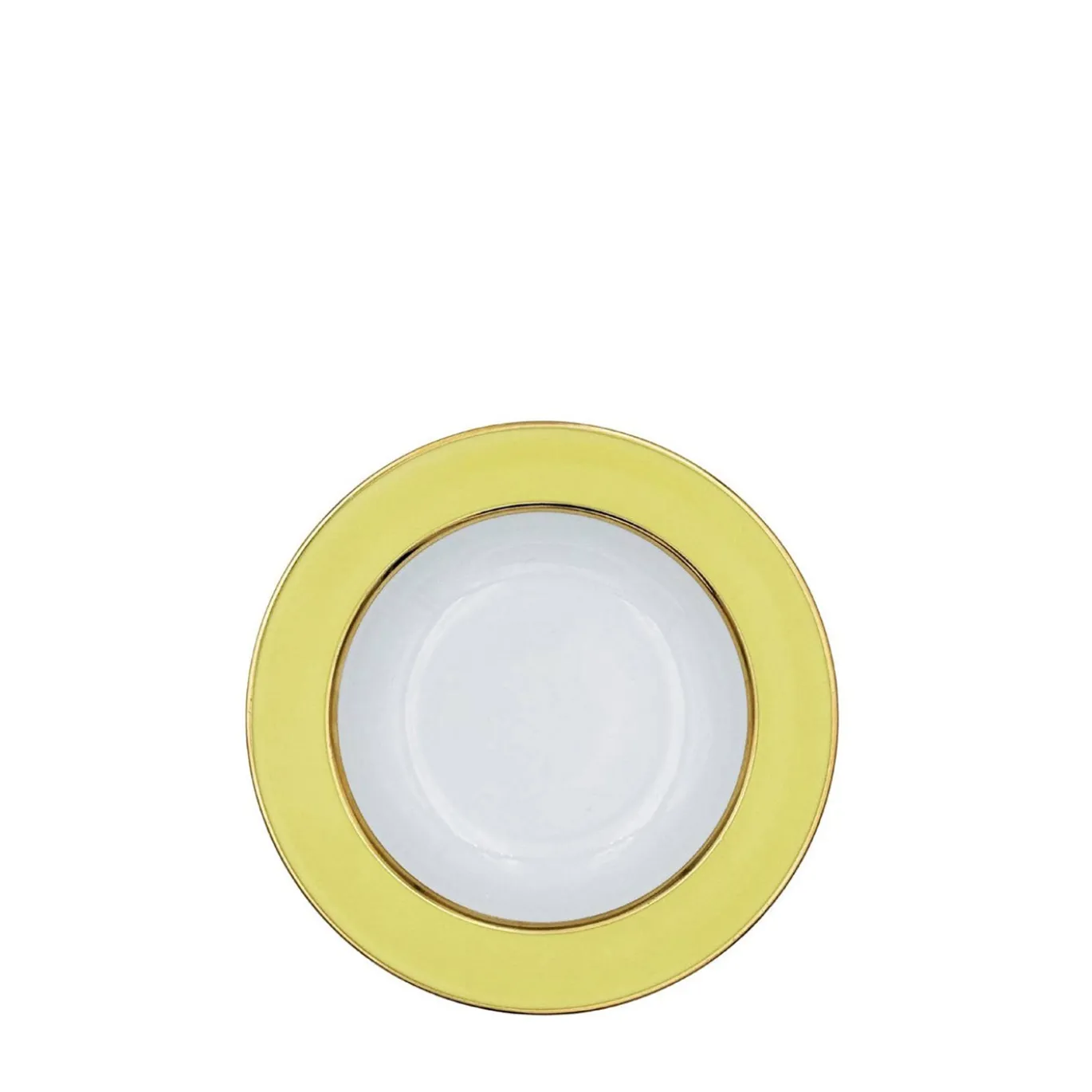 Set di 6 piatti fondi in porcellana multicolore pastello
