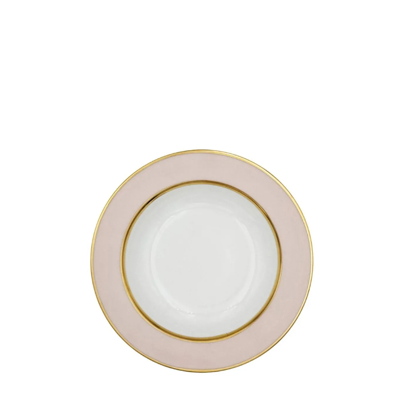 Set di 6 piatti fondi in porcellana multicolore pastello