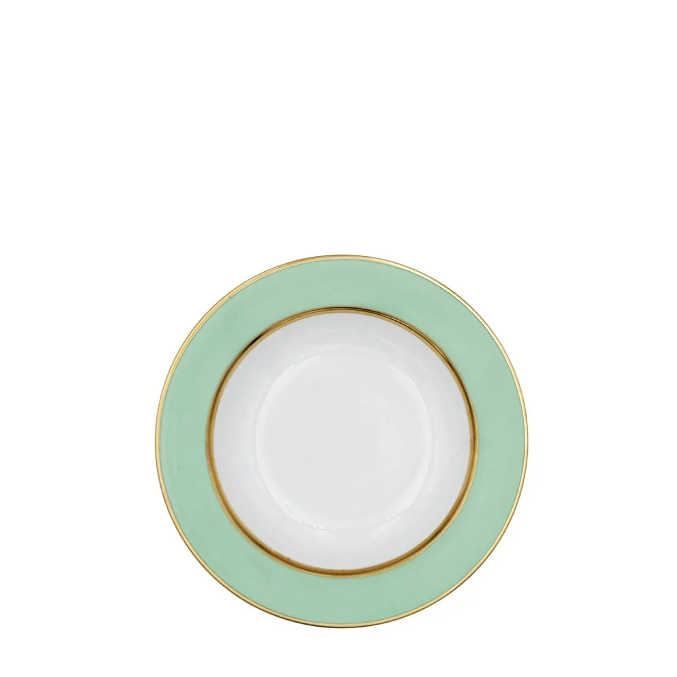 Set di 6 piatti fondi in porcellana multicolore pastello