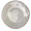 Set di 6 Piatti Fondi Rotondi Grigio Chiaro Materia