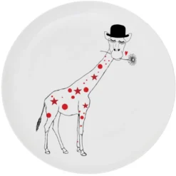 Set di 6 piatti Giraffa