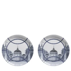 Set di 2 piatti in porcellana Topkapi V