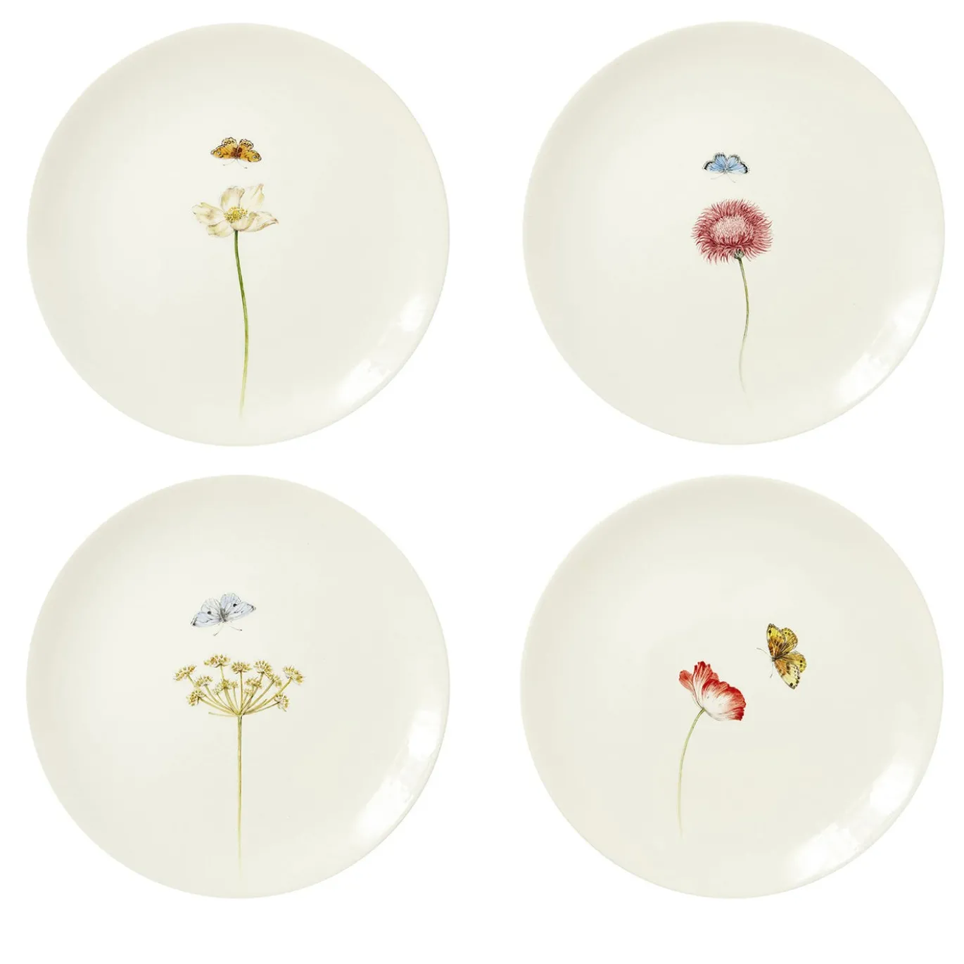 Set di 4 Piattini da Dessert Bloom #1