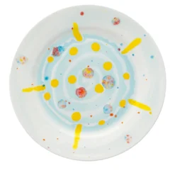 Set di 4 piattini da dessert estivi