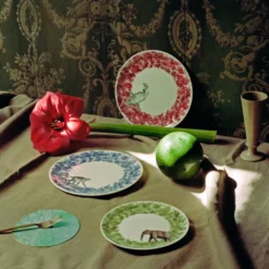 Set di 4 Piattini da Dessert Jungle