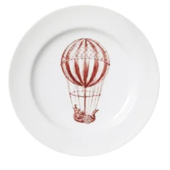 Set di 4 Piattini da Dessert Mongolfiere