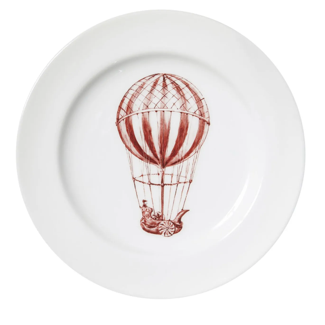 Set di 4 Piattini da Dessert Mongolfiere