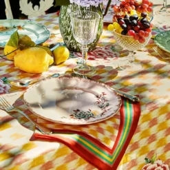 Set di 3 Piattini da Dessert Veranda Rosa