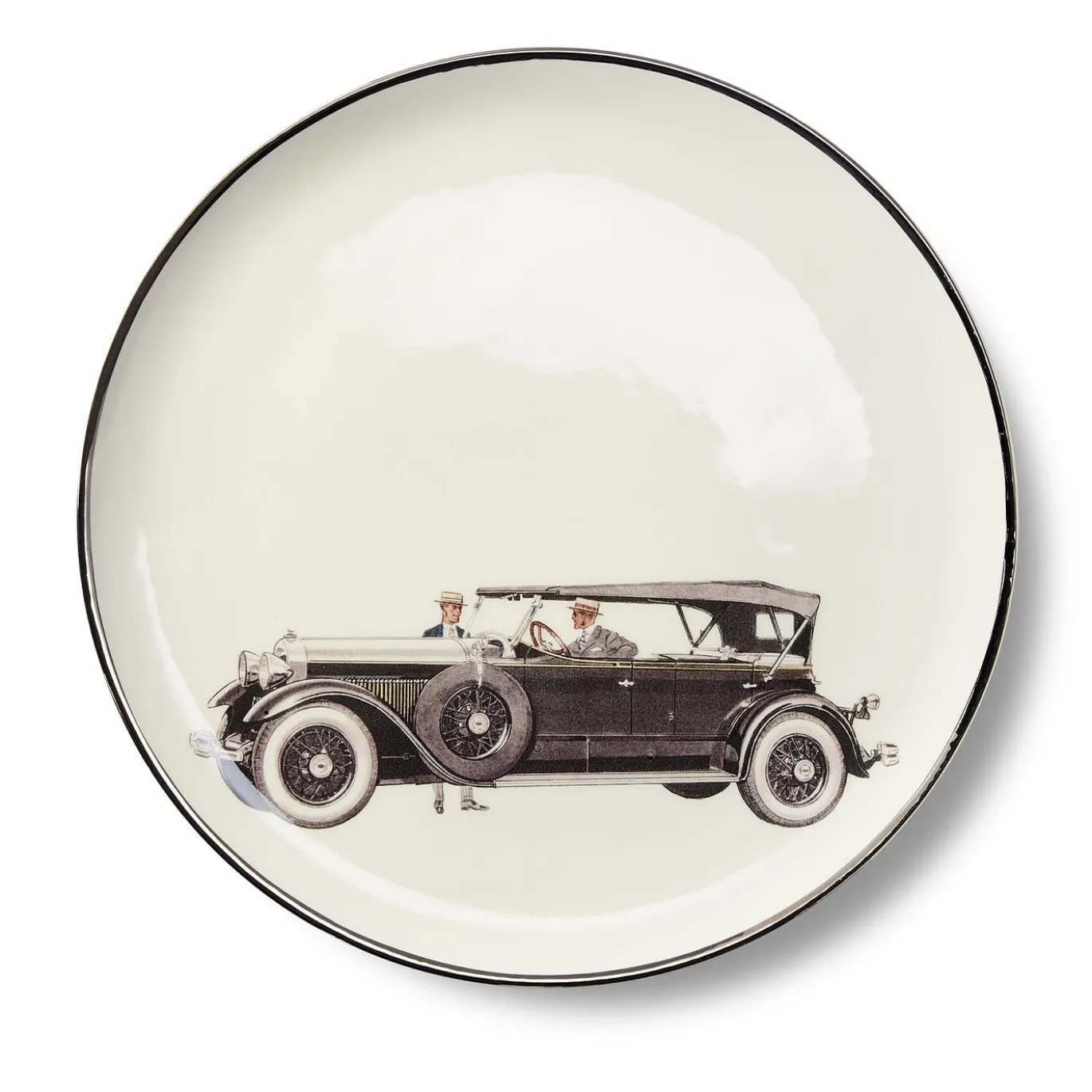 Set di 4 Piatti Piani Auto d�Epoca #2