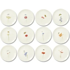 Set di 4 Piatti Piani Bloom #2