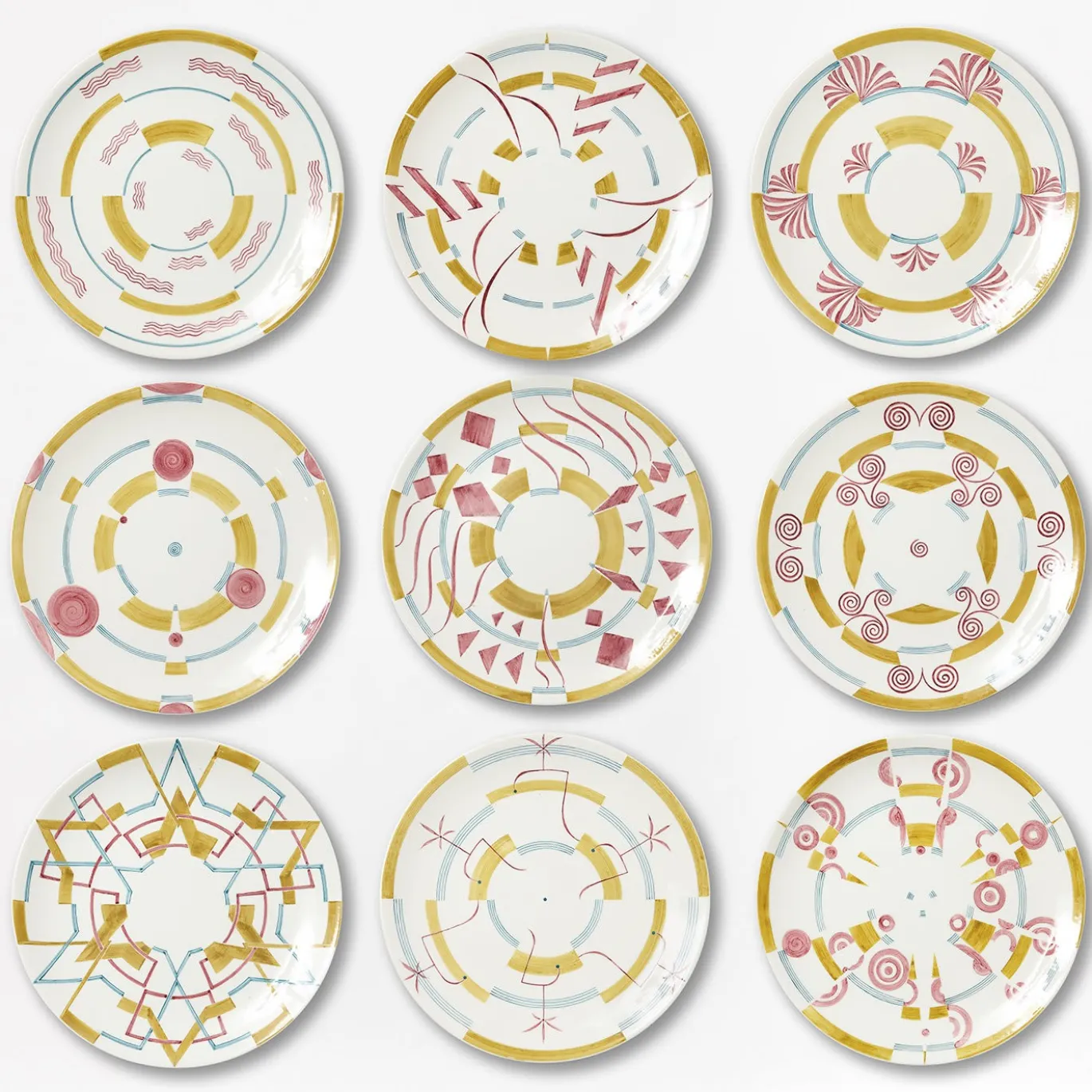 Set di 4 piatti piani Gymmetria #2