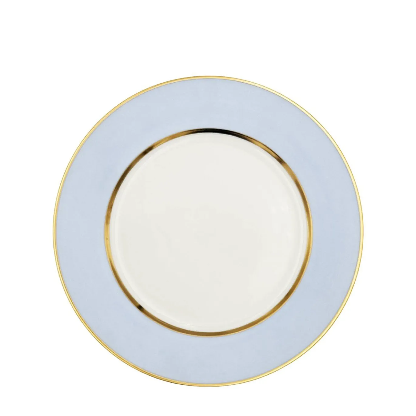 Set di 6 piatti piani in porcellana multicolore pastello