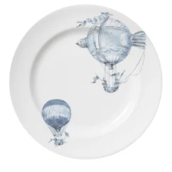 Set di 4 Piatti Piani Mongolfiere