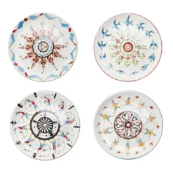 Set di 4 Piatti Piani Play Plates � Storia #2