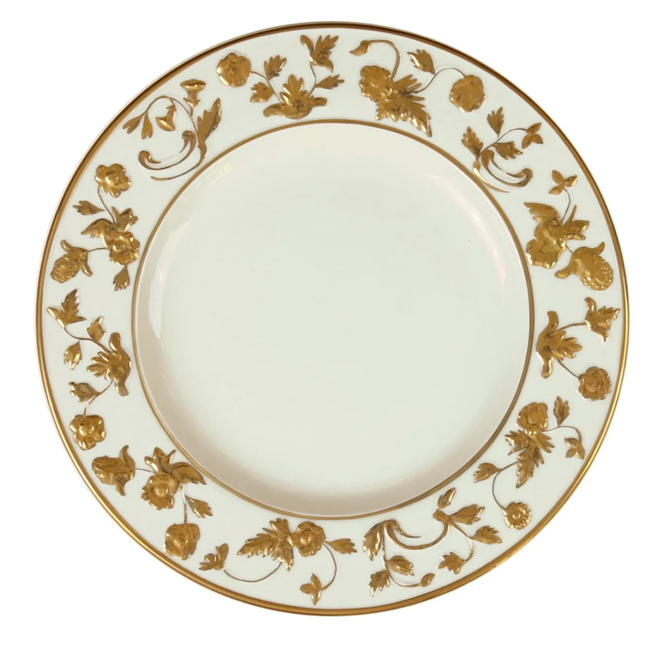Set di 4 piatti piani Taormina Oro