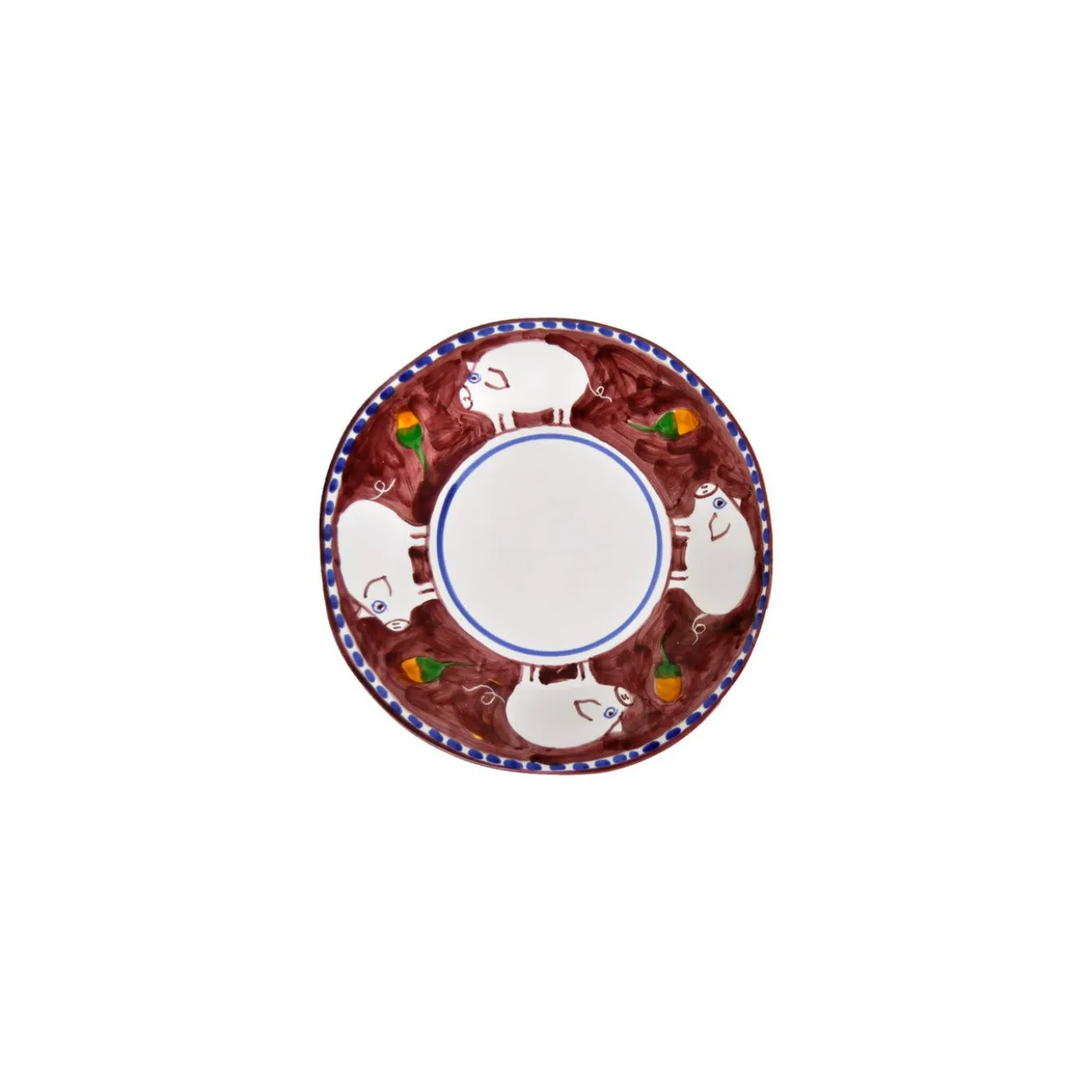 Set di piatti prugna da 18 pezzi Cortile