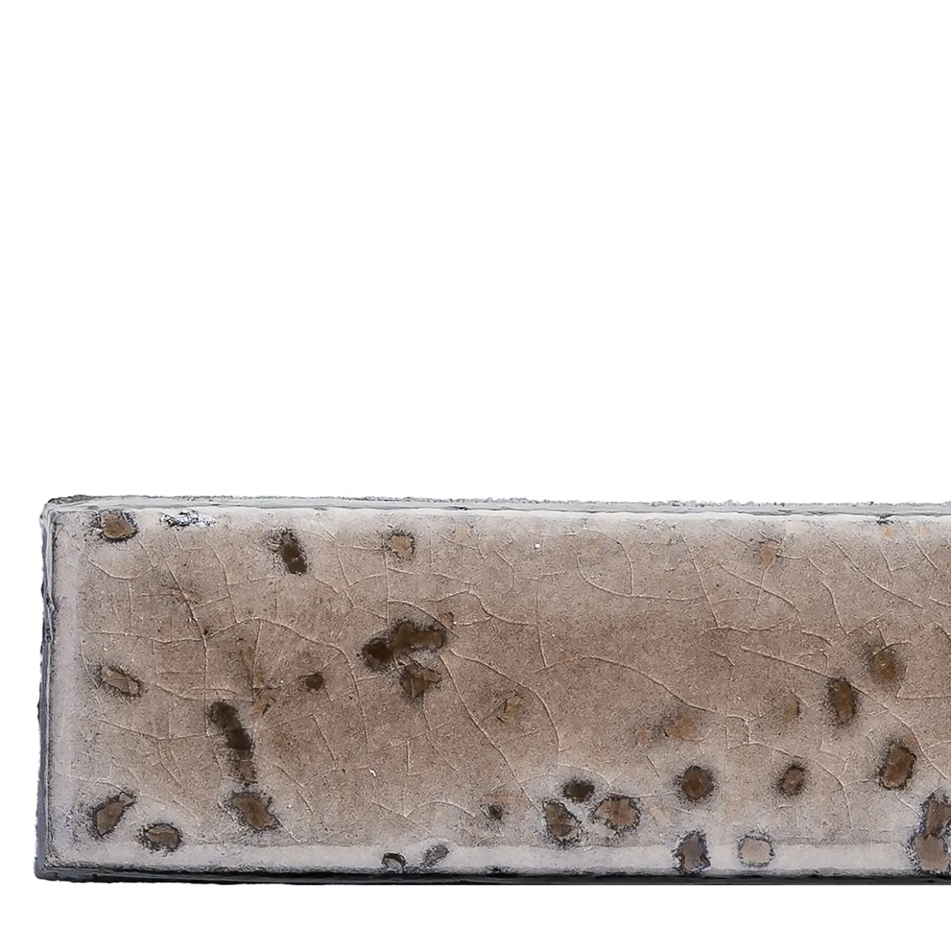 Set di 8 poggia posate Stilo Cappuccino in ceramica vetrificata smaltata