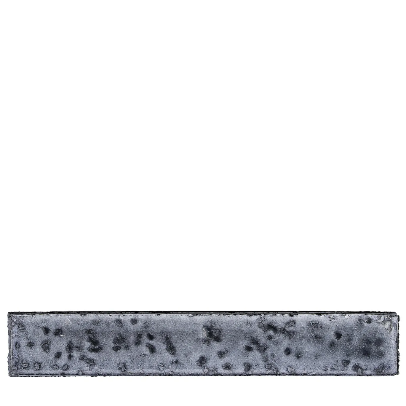 Set di 8 poggia posate Stilo Piombo in ceramica vetrificata smaltata