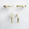 Set di 4 pomelli per porte in ottone Inca Evolution #1 di Nicole Valenti