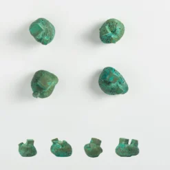 Set di 4 pomelli per porte verdi Pietra #3 di Nicole Valenti