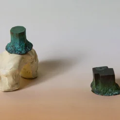 Set di 4 pomelli verdi per porte Solido #4 di Nicole Valenti