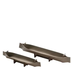 Set di 2 portapenne Canoa di Viola Tonucci