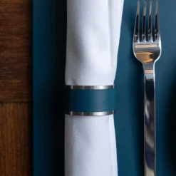 Set di 2 porta tovaglioli Madeleine blu Amalfi