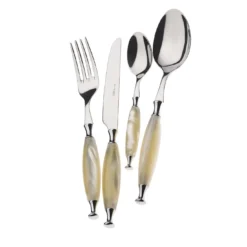 Set di posate Country 24 pezzi in madreperla con scatola