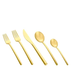 Set di posate da 5 pezzi Due Ice Oro