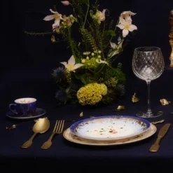 Set di 24 posate d'epoca in oro